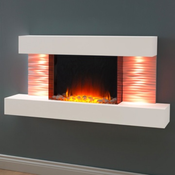 Flamerite Luma 1200 Wall or Floor Mounted Electric Fireplace