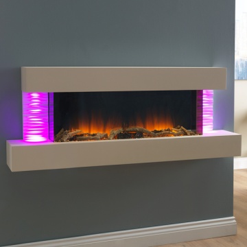 Flamerite Luma 1360 Wall Mounted Electric Fireplace