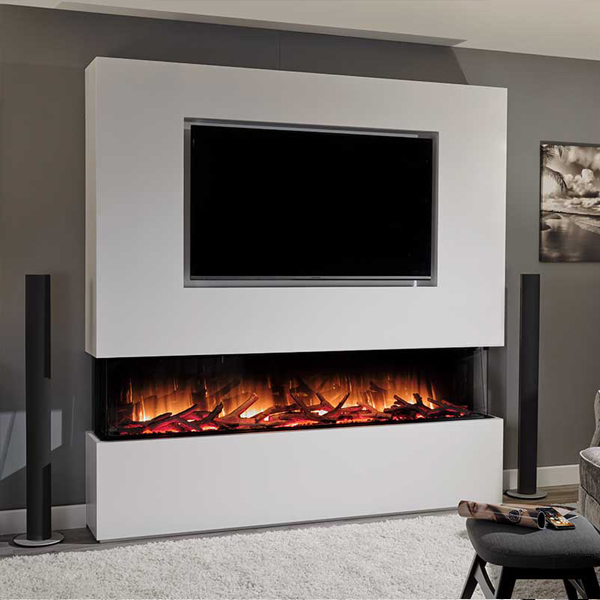 Flamerite Radia 1800 1-2-3 Sided Electric Fire