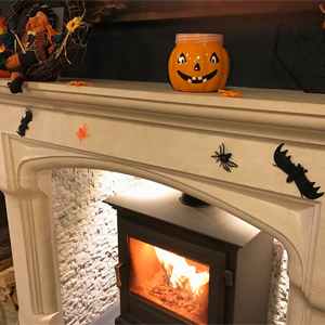 Halloween Fireplace