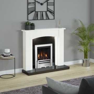 FLARE Collection by Be Modern Somerton Marble Fireplace