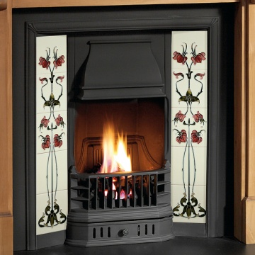 Gallery Prince Cast Iron Tiled Fireplace Insert