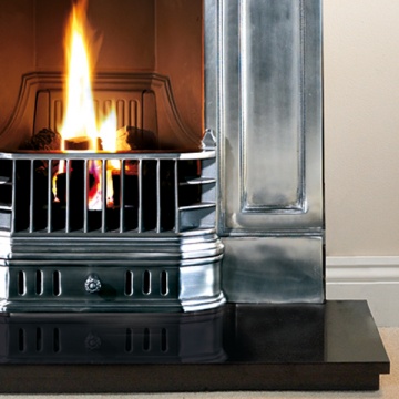 Gallery Barcelona 36'' Cast Iron Combination Fireplace