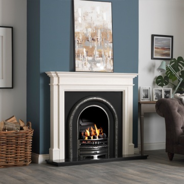 Gallery Bartello Agean Limestone Fireplace