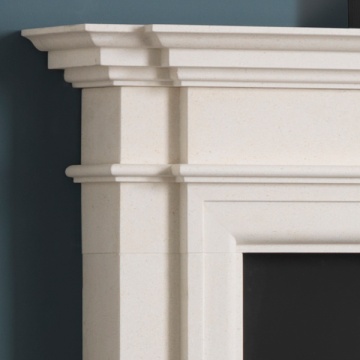 Gallery Bartello Agean Limestone Fireplace