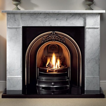 Gallery Brompton 56'' Cararra Marble Fireplace