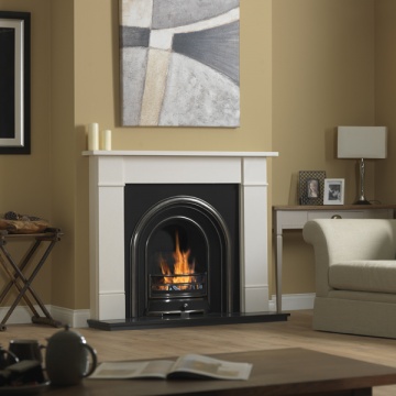 Gallery Brompton 56'' Agean Limestone Fireplace (Jubilee)