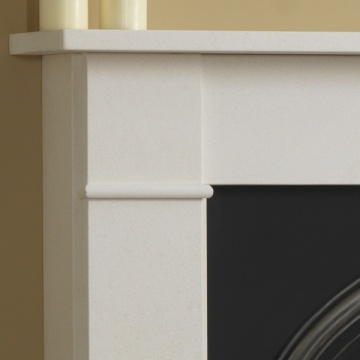 Gallery Brompton 56'' Agean Limestone Fireplace (Jubilee)