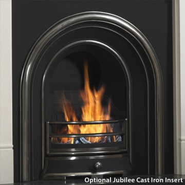 Gallery Brompton 56'' Agean Limestone Fireplace (Jubilee)