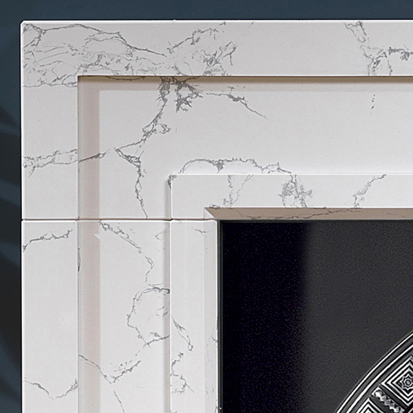 Gallery Brooksby Calcara Marble Fireplace