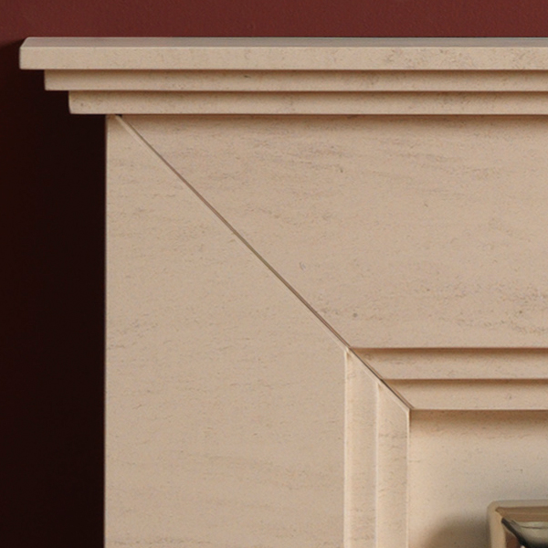 Gallery Cranbourne Portuguese Limestone Fireplace Suite