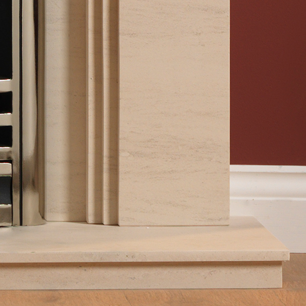 Gallery Cranbourne Portuguese Limestone Fireplace Suite