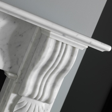Gallery Kingston 56'' Cararra Marble Fireplace