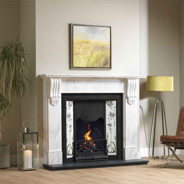 Gallery Kingston 56'' Kallos Marble Fireplace