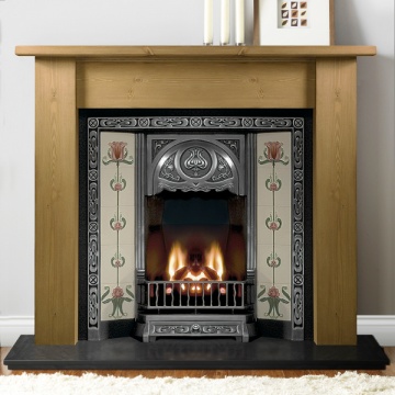 Gallery Lincoln Wooden Fireplace