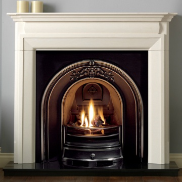 Gallery Luca Agean Limestone Fireplace