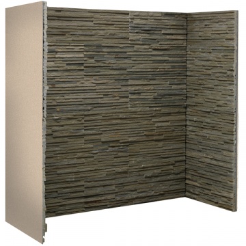 Gallery Olive Slate Waterfall Fireplace Chamber Panels