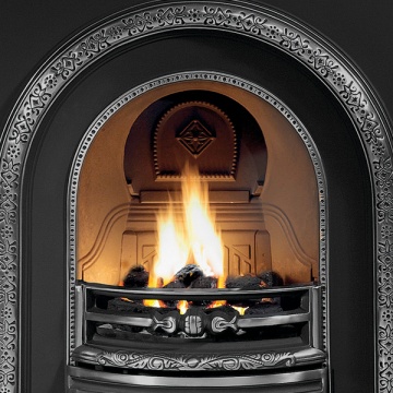 Gallery Richmond Agean Limestone / Cararra Marble Fireplace