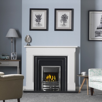 Gallery Sienna Agean Limestone Fireplace