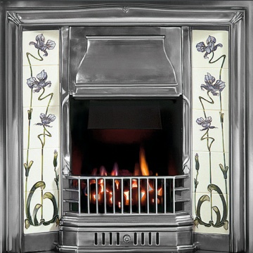 Gallery Sovereign Cast Iron Tiled Fireplace Insert