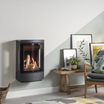 Gazco Loft Wall Mounted Balanced Flue Gas Stove