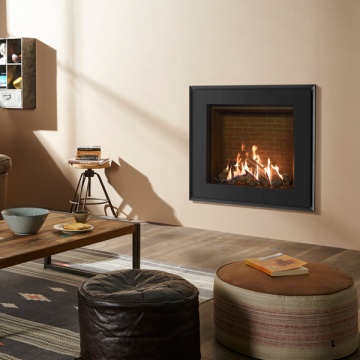 Gazco Reflex 75T Evoke Steel Balanced Flue Gas Fire