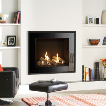 Gazco Riva2 750HL Evoke Glass Balanced Flue Gas Fire