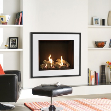 Gazco Riva2 750HL Evoke Glass Balanced Flue Gas Fire