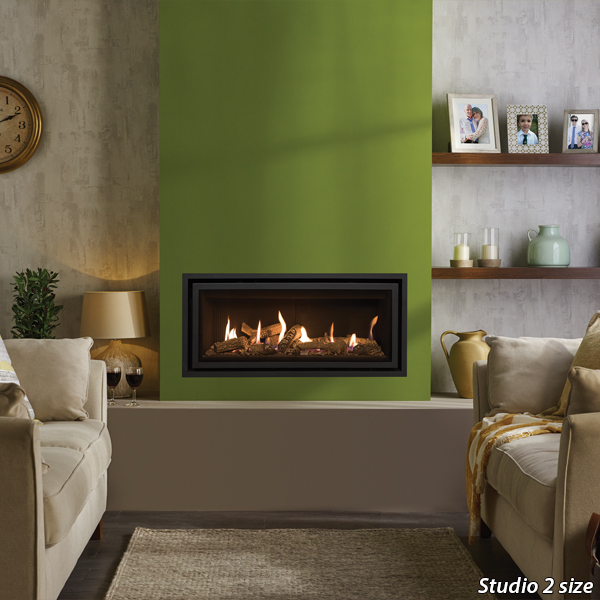 Gazco Studio Edge + Plus Balanced Flue Gas Fire