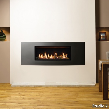 Gazco Studio Slimline Verve Balanced Flue Gas Fire