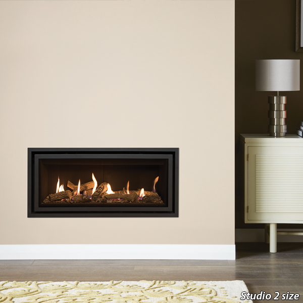 Gazco Studio Edge + Plus Balanced Flue Gas Fire