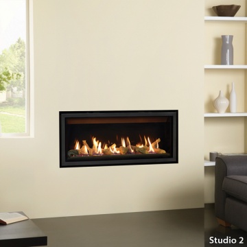 Gazco Studio Slimline Edge Balanced Flue Gas Fire