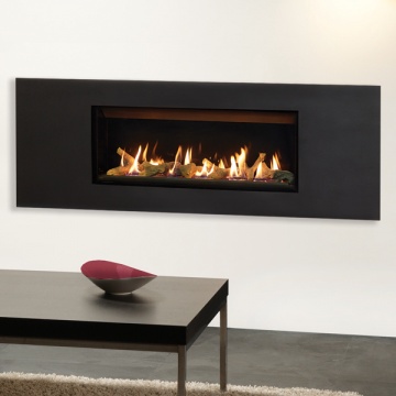 Gazco Studio Slimline Steel 2 Balanced Flue Gas Fire