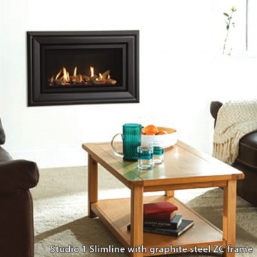 Gazco Studio Slimline Zero Clearance Balanced Flue Gas Fire