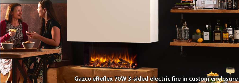 Gazco eReflex 70W in Custom Enclosure