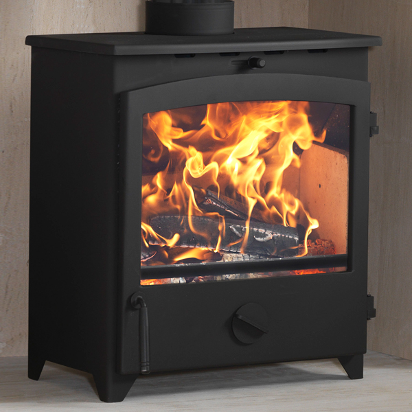 Go Eco Wide 5kW Ecodesign Wood and Multifuel Stove | Flames.co.uk