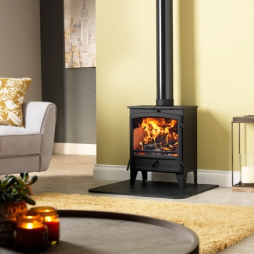 Go Eco 5kW Highline Plus Wide Wood Burning / Multi-Fuel Stove