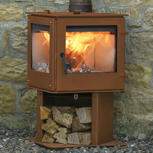 Go Eco Panofire - Outdoor Wood Burning Fireplace Stove