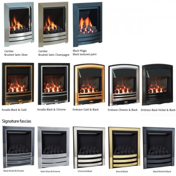 Kinder Kalahari HE Gas Fire - Fascia Model