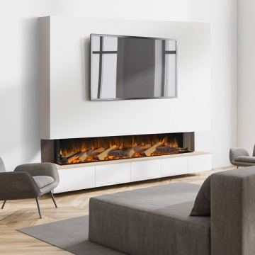 Legend Nero 1500 Inset 1-2-3 Sided Electric Fire