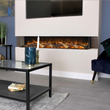 Legend Nero 1500 Inset 1-2-3 Sided Electric Fire