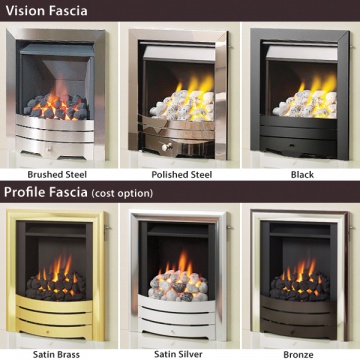 Legend Virage HE Gas Fire - Fascia Model