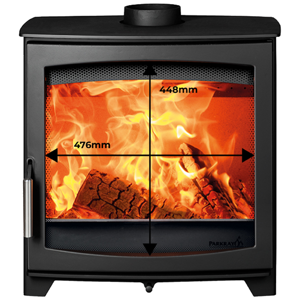 Aspect 8 Eco Stove Glass Dimensions