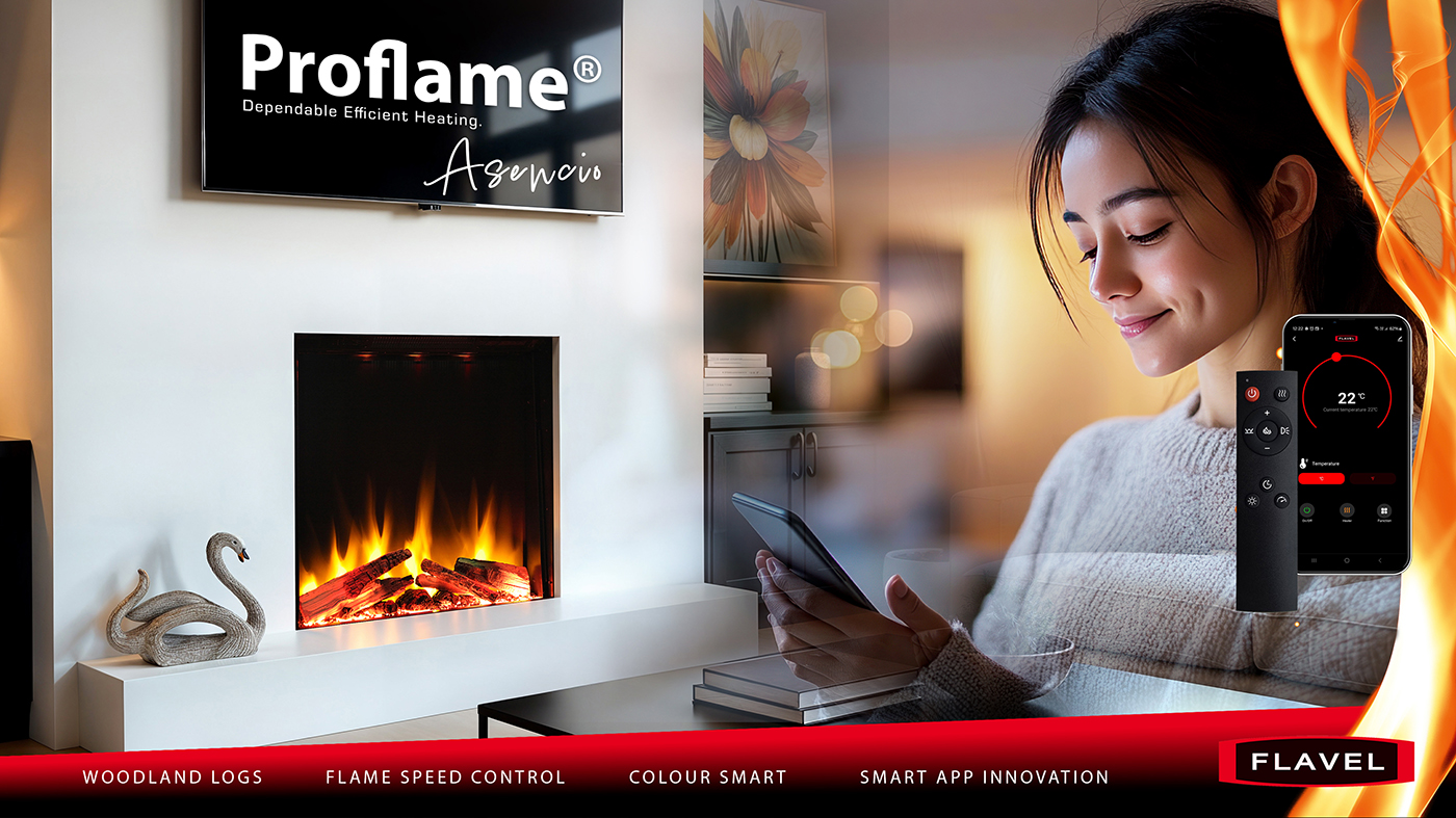 Flavel Proflame Asencio Electric Fire | Flames.co.uk