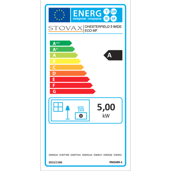Stovax Chesterfield 5 Wide Eco Multi-Fuel Stove