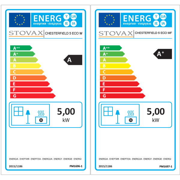 Stovax Chesterfield 5 Eco Wood Burning / Multi-Fuel Stove