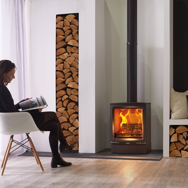 Stovax Vogue Midi Eco Wood Burning / Multi-Fuel Stove