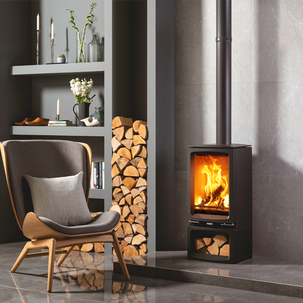 Stovax Vogue Midi T Tall Eco Wood Burning Multi-Fuel Stove