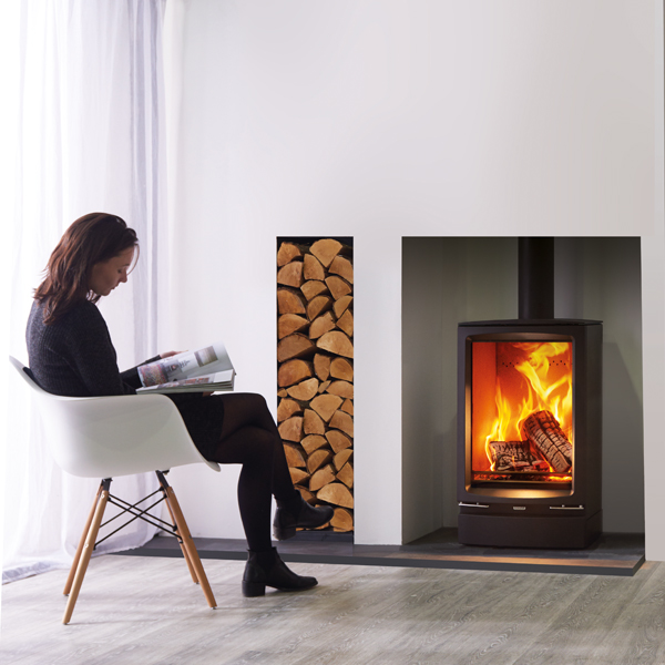 Stovax Vogue Midi T Tall Eco Wood Burning Multi-Fuel Stove