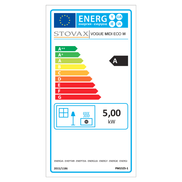 Stovax Vogue Midi Eco Wood Burning / Multi-Fuel Stove